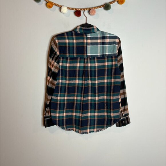 Rails Brando Mixed Plaid Button-Up Shirt in Heathrow - Picture 6 of 6